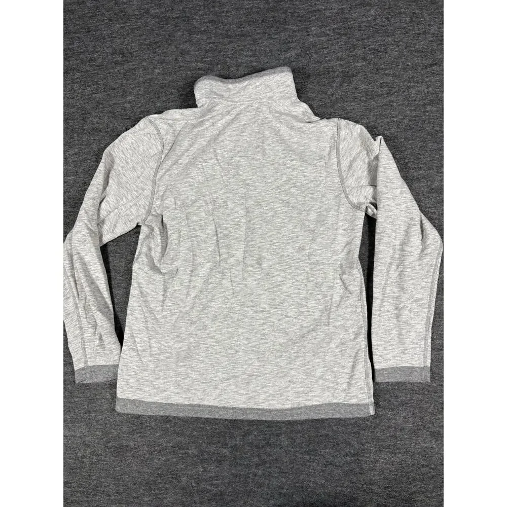 Tommy Bahama Sweater Gray Reversible 1/4 Zip Pullover Mens Size Small